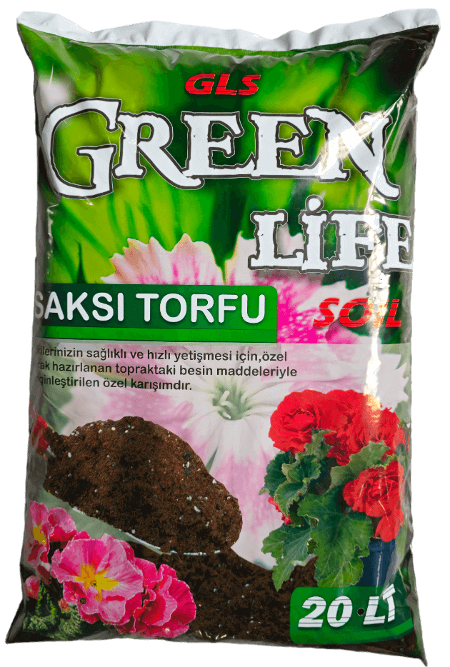 Green Life Soil Saksı Torfu 20 LT